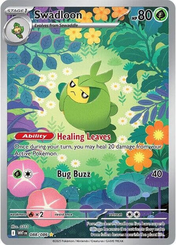 Image for Swadloon (088/086) (SV: White Flare) - Pokemon