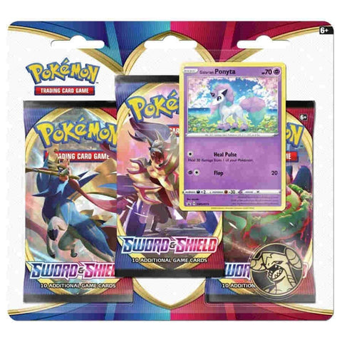 Image for Sword & Shield 3 Pack Blister [Galarian Ponyta] - Pokemon