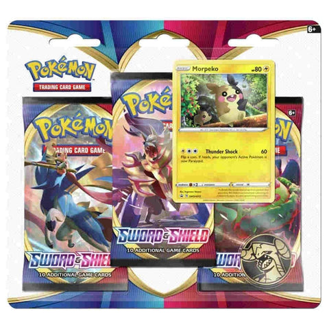 Image for Sword & Shield 3 Pack Blister [Morpeko] - Pokemon