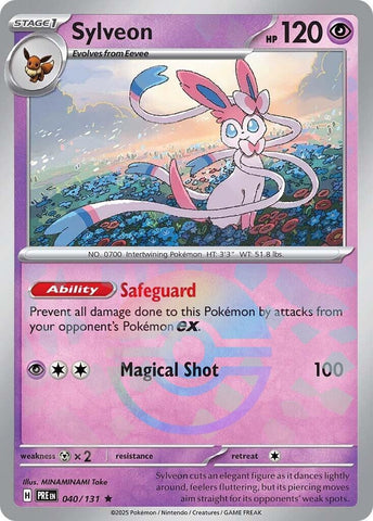 Image for Sylveon (Poke Ball Pattern) (040/131) (SV: Prismatic Evolutions) - Pokemon
