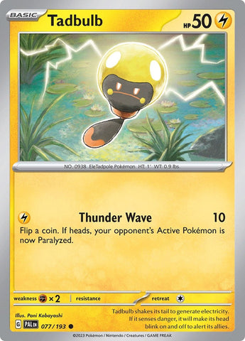 Image for Tadbulb (077/193) (SV02: Paldea Evolved) - Pokemon