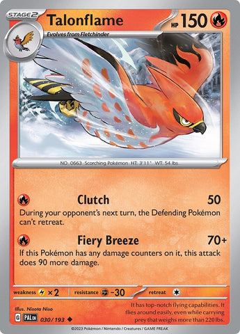 Image for Talonflame (030/193) (SV02: Paldea Evolved) - Pokemon
