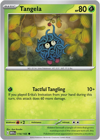Image for Tangela (114/165) (SV: Scarlet & Violet 151) - Pokemon