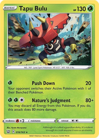 Image for Tapu Bulu (016/163) (SWSH05: Battle Styles) - Pokemon