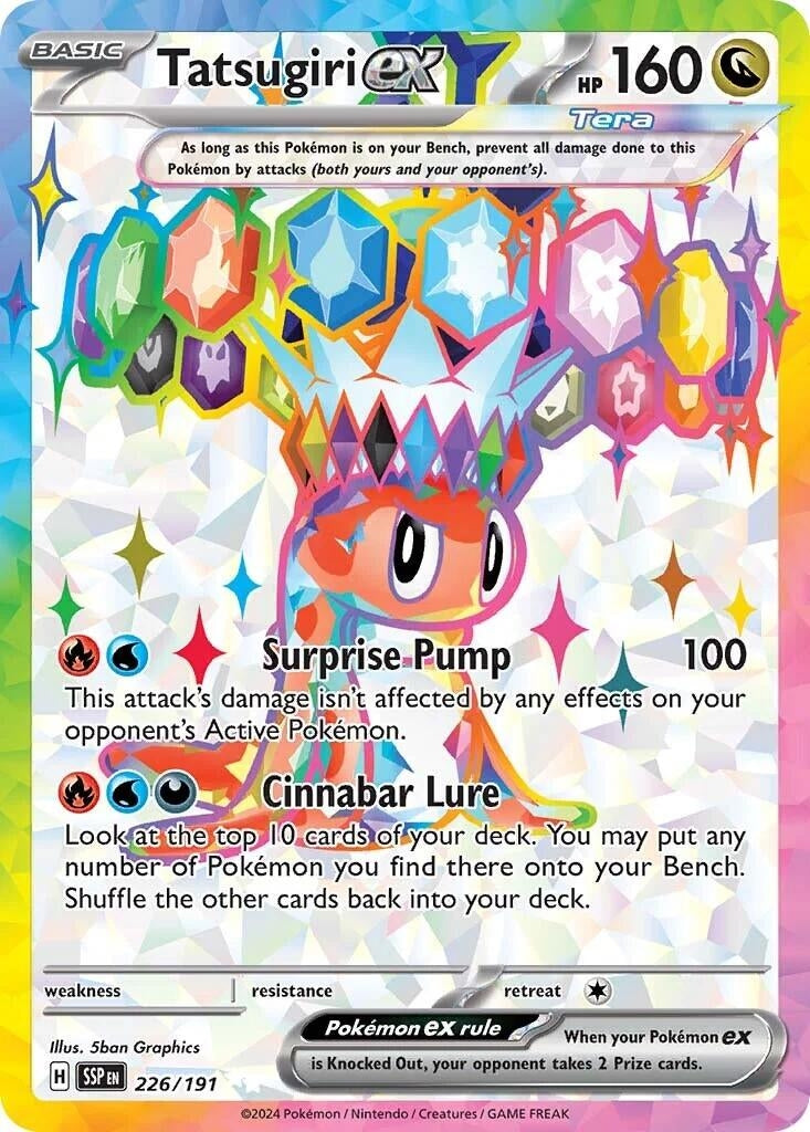 Image for Tatsugiri ex (226/191) (SV08: Surging Sparks) - Pokemon