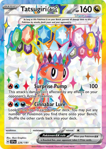 Image for Tatsugiri ex (226/191) (SV08: Surging Sparks) - Pokemon