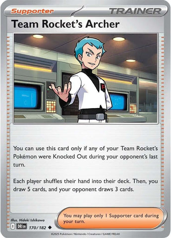 Image for Team Rocket's Archer (170/182) (SV10: Destined Rivals) - Pokemon