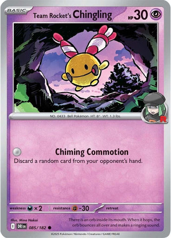 Image for Team Rocket's Chingling (085/182) (SV10: Destined Rivals) - Pokemon