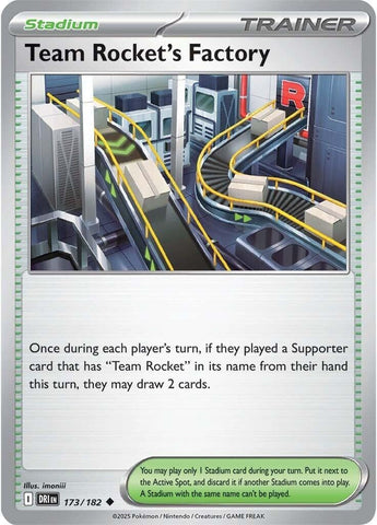 Image for Team Rocket's Factory (173/182) (SV10: Destined Rivals) - Pokemon