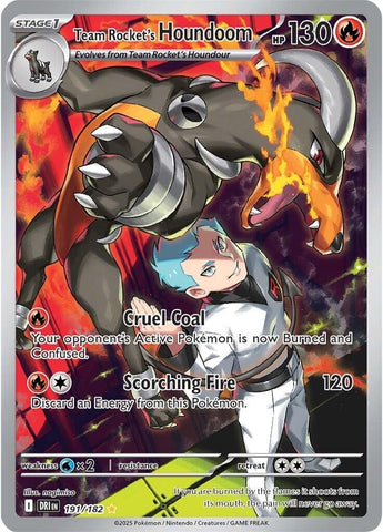 Image for Team Rocket's Houndoom (191/182) (SV10: Destined Rivals) - Pokemon