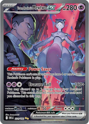 Image for Team Rocket's Mewtwo ex (231/182) (SV10: Destined Rivals) - Pokemon