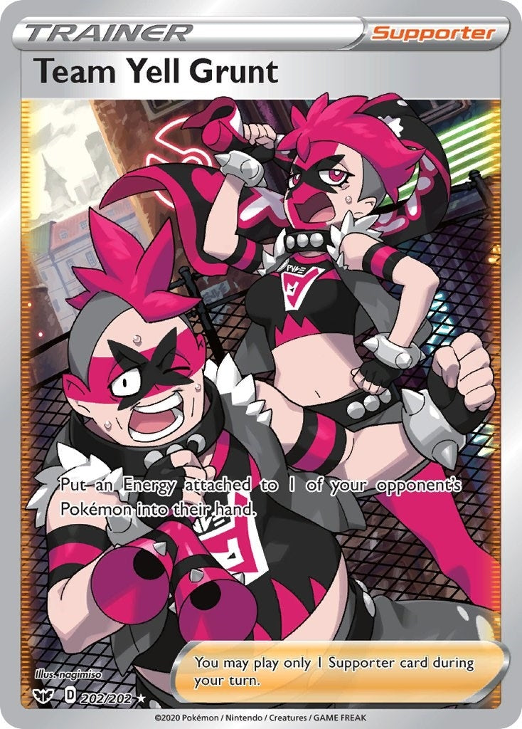 Image for Team Yell Grunt (Full Art) (202/202) (SWSH01: Sword & Shield Base Set) - Pokemon