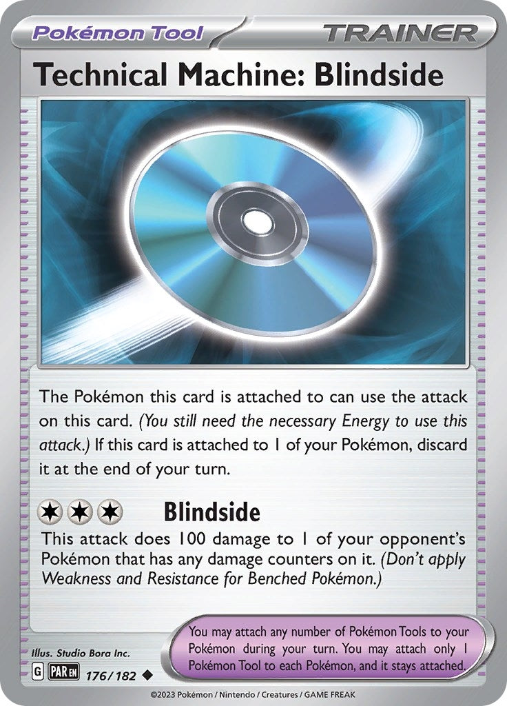 Image for Technical Machine: Blindside (176/182) (SV04: Paradox Rift) - Pokemon