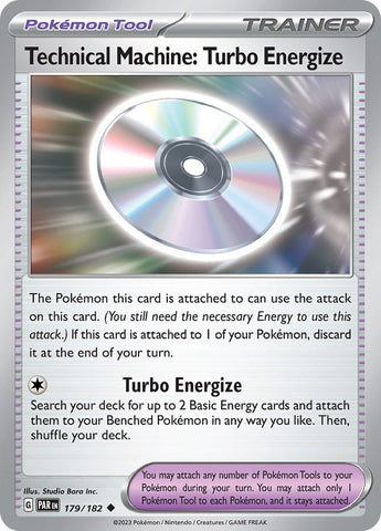 Image for Technical Machine: Turbo Energize (179/182) (SV04: Paradox Rift) - Pokemon