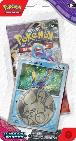 Image for Temporal Forces Single Pack Blister [Carvanha] - Pokemon