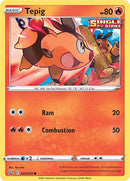 Image for Tepig (023/163) (SWSH05: Battle Styles) - Pokemon