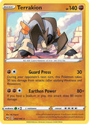 Image for Terrakion (092/185) (SWSH04: Vivid Voltage) - Pokemon