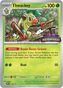 Image for Thwackey - 115 (Prerelease) [Staff] (115) (SV: Scarlet & Violet Promo Cards) - Pokemon