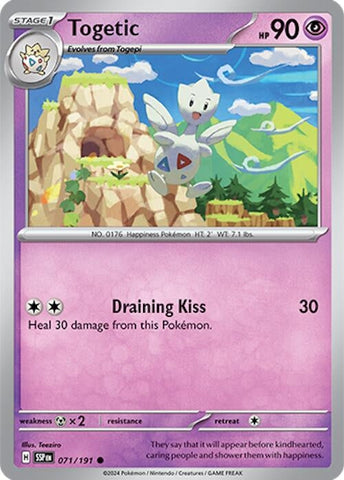 Image for Togetic (071/191) (SV08: Surging Sparks) - Pokemon