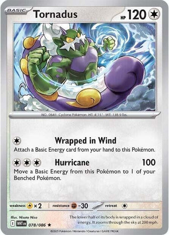 Image for Tornadus (078/086) (SV: White Flare) - Pokemon