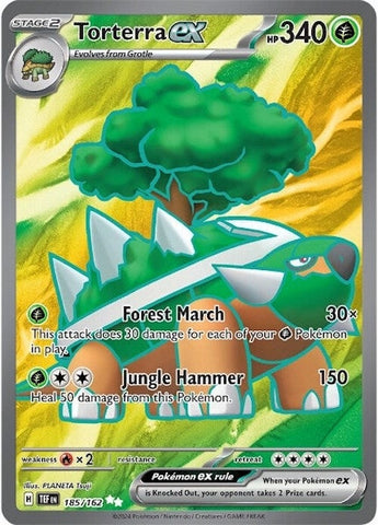 Image for Torterra ex (185/162) (SV05: Temporal Forces) - Pokemon