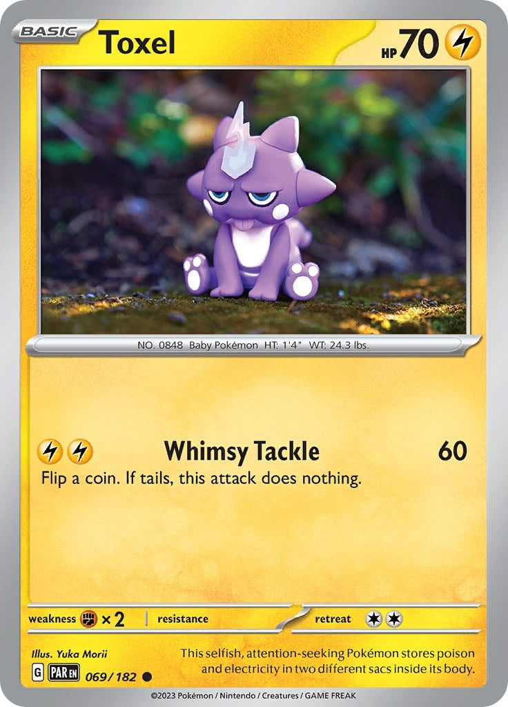 Image for Toxel (069/182) (SV04: Paradox Rift) - Pokemon
