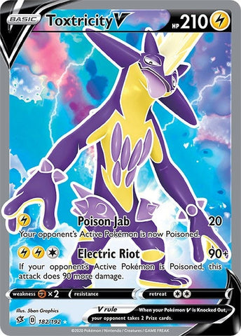 Image for Toxtricity V (Full Art) (182/192) (SWSH02: Rebel Clash) - Pokemon