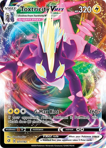 Image for Toxtricity VMAX (071/192) (SWSH02: Rebel Clash) - Pokemon
