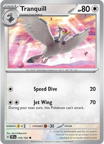 Image for Tranquill (134/162) (SV05: Temporal Forces) - Pokemon