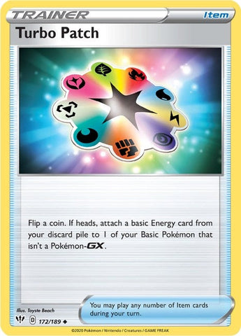 Image for Turbo Patch (172/189) (SWSH03: Darkness Ablaze) - Pokemon