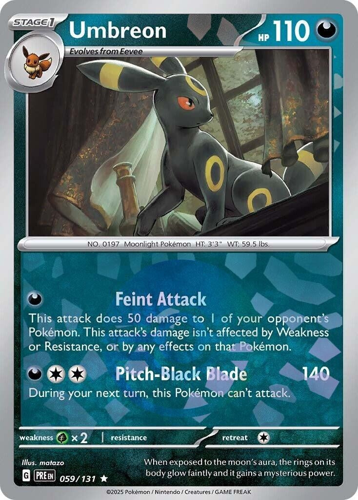 Image for Umbreon (Poke Ball Pattern) (059/131) (SV: Prismatic Evolutions) - Pokemon