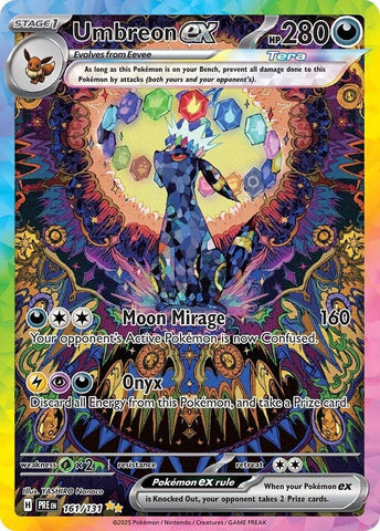 Image for Umbreon ex (161/131) (SV: Prismatic Evolutions) - Pokemon