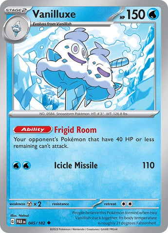Image for Vanilluxe (045/182) (SV04: Paradox Rift) - Pokemon