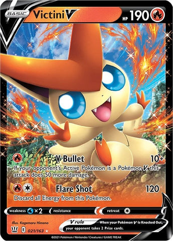 Image for Victini V (021/163) (SWSH05: Battle Styles) - Pokemon