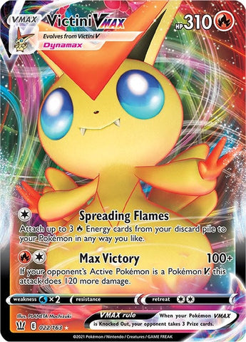 Image for Victini VMAX (022/163) (SWSH05: Battle Styles) - Pokemon