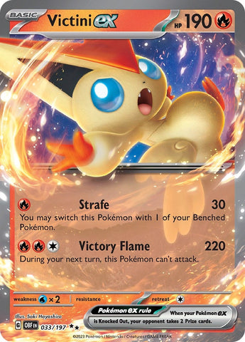 Image for Victini ex (033/197) (SV03: Obsidian Flames) - Pokemon