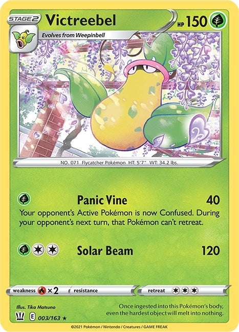 Image for Victreebel (003/163) (SWSH05: Battle Styles) - Pokemon