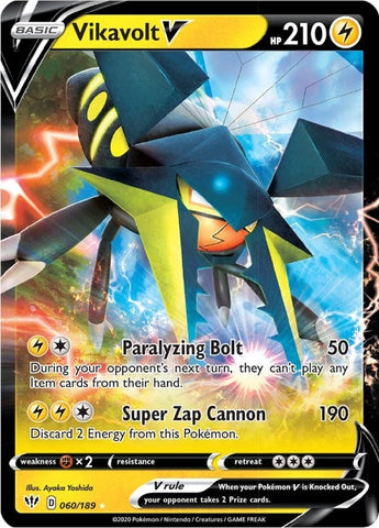Image for Vikavolt V (060/189) (SWSH03: Darkness Ablaze) - Pokemon