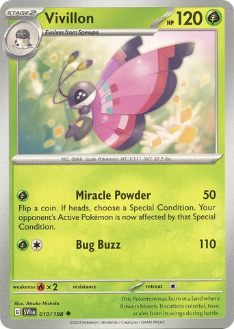 Image for Vivillon (010/198) (SV01: Scarlet & Violet Base Set) - Pokemon