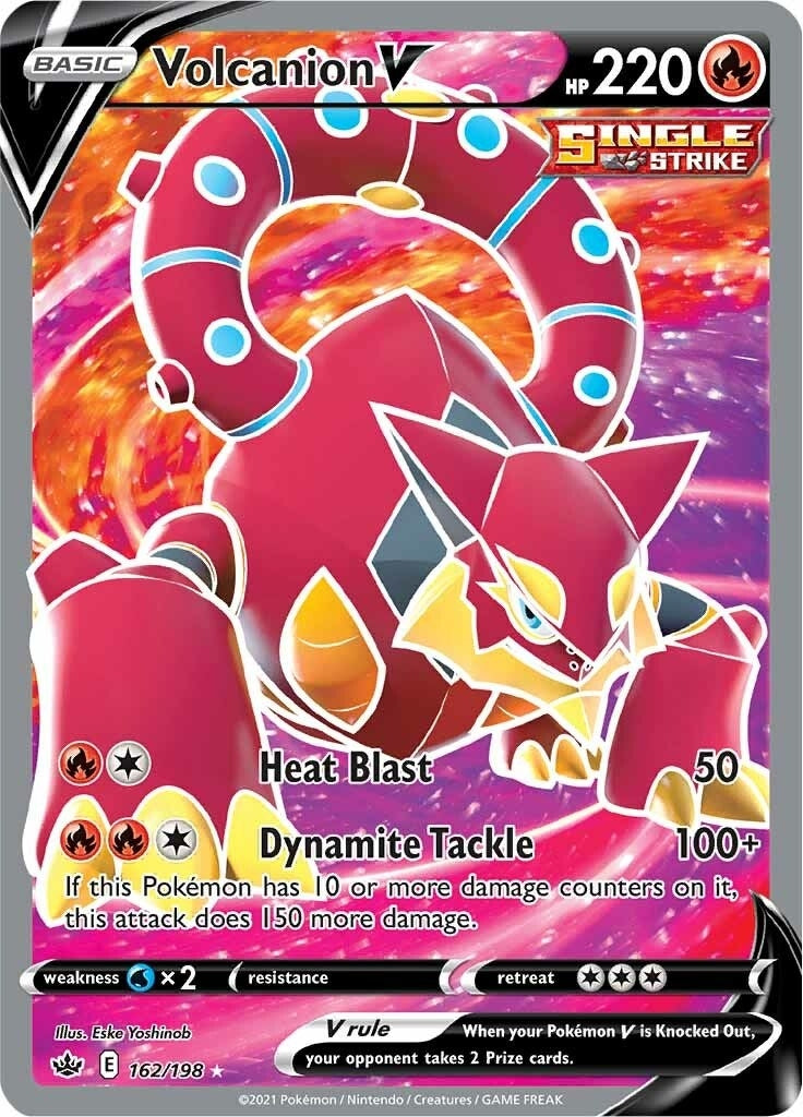 Image for Volcanion V (Full Art) (162/198) (SWSH06: Chilling Reign) - Pokemon