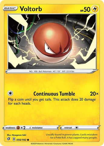 Image for Voltorb (056/192) (SWSH02: Rebel Clash) - Pokemon