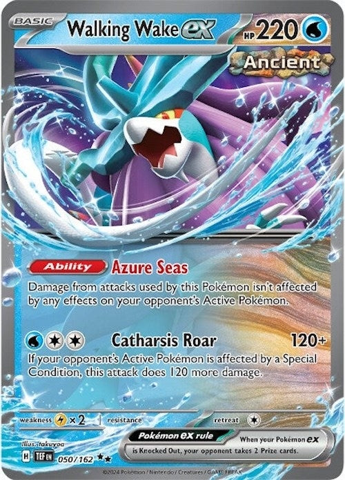 Image for Walking Wake ex (050/162) (SV05: Temporal Forces) - Pokemon