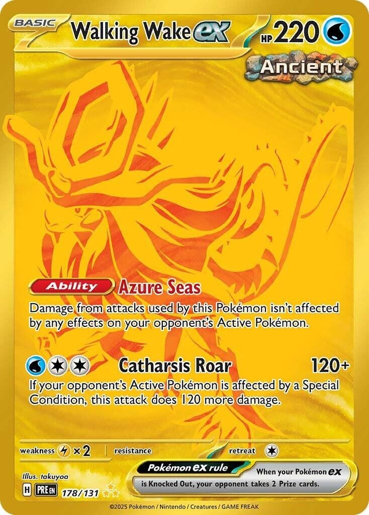 Image for Walking Wake ex (178/131) (SV: Prismatic Evolutions) - Pokemon