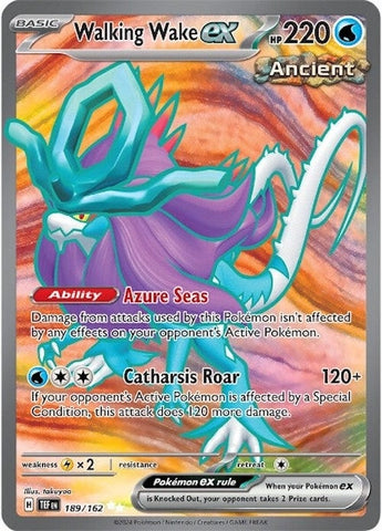 Image for Walking Wake ex (189/162) (SV05: Temporal Forces) - Pokemon