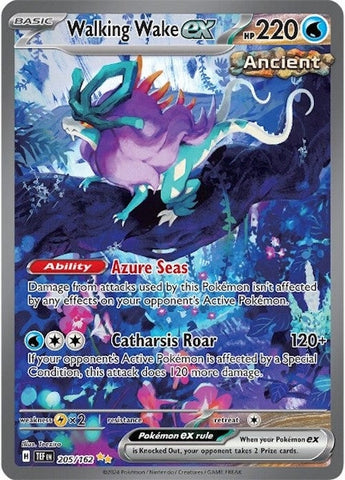 Image for Walking Wake ex (205/162) (SV05: Temporal Forces) - Pokemon
