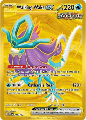 Image for Walking Wake ex (215/162) (SV05: Temporal Forces) - Pokemon