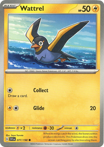 Image for Wattrel (077/198) (SV01: Scarlet & Violet Base Set) - Pokemon