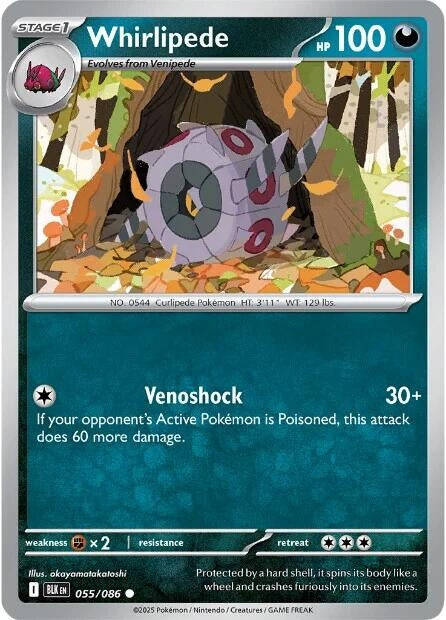 Image for Whirlipede (055/086) (SV: Black Bolt) - Pokemon