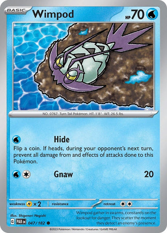 Image for Wimpod (047/182) (SV04: Paradox Rift) - Pokemon