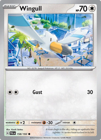 Image for Wingull (158/193) (SV02: Paldea Evolved) - Pokemon